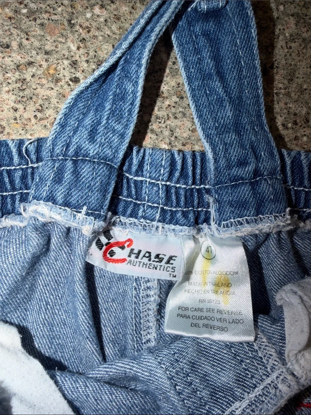 Chase Dale Earnhardt Jr. Denim Overalls Shorts - Nascar Racing